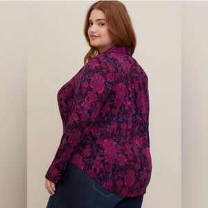 Torrid Villians floral button up